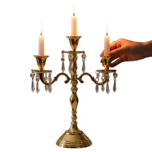 Luxury <b>Silver</b> Aluminum Crystal Candle Holder Set For Wedding Centerpieces Modern Elegant Metal Hurricane <b>Candlestick</b> Votive - Product Image 6