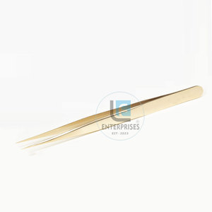 Pince à épiler pour extensions de cils en acier inoxydable 2026 Beauty & Tools, nouveau style, légère et durable - Product Image 2