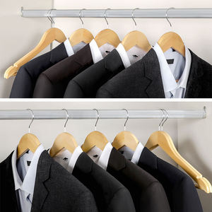 Los más vendidos y populares perchas de madera 2026 para abrigos, trajes, chaquetas y camisas gruesas. Fabricado por M.I.G. EXPORTACIONES. - Product Image 3