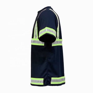 Camiseta de Seguridad Reflectante de Alta Visibilidad, Manga Corta, Ropa de Trabajo de Advertencia, Chaleco para Correr, Tráfico Vial y Construcción 2026 - Product Image 3