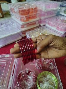 Premium Glass Bangles <b>Set</b> Trendy Wedding Traditional Daily Wear for Women Wholesale Price Resin Crafts - Product Image 6