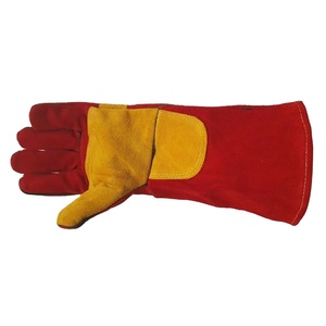 Guantes de Soldadura de Cuero Vacuno Resistentes al Calor, Tamaño Personalizado, para Uso Casual en Exteriores, Guantes de Protección Mecánica Duraderos - Product Image 2