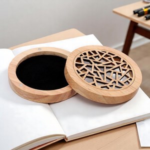Bamboo Wood Incense <b>Stick</b> Burner Box Aromatherapy <b>Diffuser</b> and Holder for Home Decor Meditation Relaxation - Product Image 2