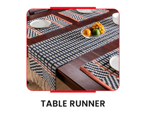 Camino de Mesa Rectangular de Algodón de Primera Calidad, Más Vendido, para Mesa de Comedor, con Marca Personalizada - Product Image 6