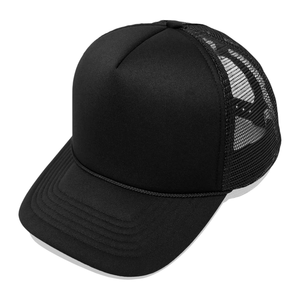 Premium Classic <b>Black</b> Mesh Trucker <b>Cap</b> Meyba Sports Adjustable Snapback <b>Baseball</b> Hat With Breathable Back Panel For Streetwear - Product Image 5