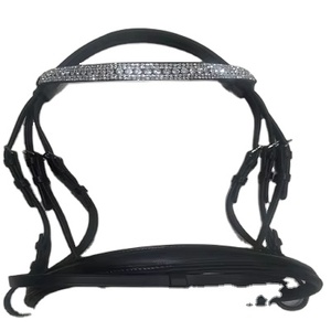 Vente en gros de bride en cuir de cheval authentique la plus vendue au prix le plus bas Headstall équestre fabricant d'équitation Tack Shop Inde - Product Image 1