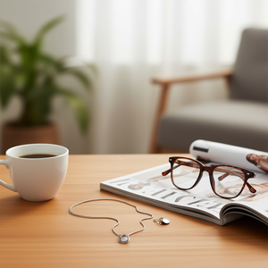 Collana Moda Marca Z con Catenina per Maglione 70Cm, Placcata in Oro, Gioielli Casual da Donna con Ciondolo a Forma di Lucchetto - Product Image 3