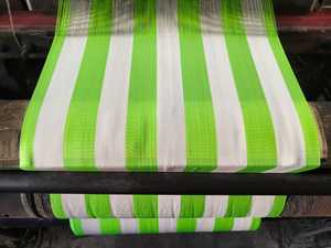 Recycled Nylon Woven Fabric <b>Roll</b> Colorful Stripe Pattern Sustainable Textile for Bags Apparel Home Use - Product Image 5