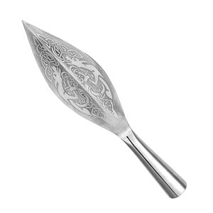 Cuchillo de Acero al Carbono y Acero Inoxidable con Patrón Celta Nórdico Grabado a Mano, para Camping y Exhibición, Venta al Por Mayor - Product Image 5