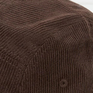 Gorra de Béisbol de 5 Paneles de Pana Marrón, Unisex, Casual, con Logotipo Bordado, Ajustable, para Adultos, Color Sólido, para las Cuatro Estaciones - Product Image 5