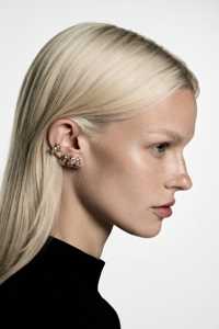 Oval Shape <b>Hoop</b> <b>Earrings</b> 14k 18k <b>Solid</b> Gold Minimalist Everyday Wear Push Back Solitaire Modern Stackable Luxury <b>Hoops</b> Wholesale - Product Image 4
