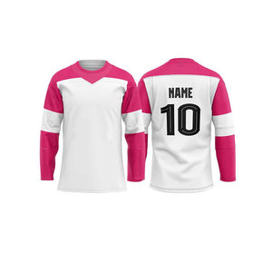 Camiseta de Hockey sobre Hielo Transpirable, Personalizada, de Manga Corta, Secado Rápido, Antibacteriana, Uniforme de Equipo, Prenda Resistente - Product Image 3