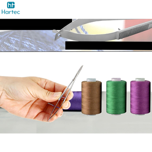 Ciseaux à manucure, 6,3 pouces, en acier inoxydable, antidérapants, durables, instrument de beauté, lames courbées, ciseaux à cuticules à ressort - Product Image 4
