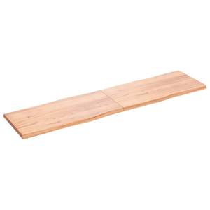 Plateau de table en bois de chêne massif brun clair 78,7 x 19,7 po, table à manger pliable - Product Image 3