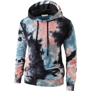 Sudadera con capucha para hombre, con estampado Tie Dyed, ropa para exteriores, informal, a la moda, nuevo estilo - Product Image 1