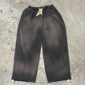 Pantalon de jogging personnalisé style urbain, épais, respirant, écologique, 100 % coton, pour l'entraînement – Offre de gros pour fournisseurs - Product Image 6