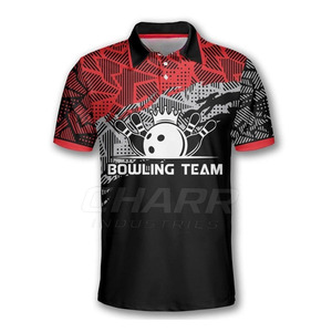 Maillot de bowling personnalisé pour équipe, respirant, grande taille, léger, séchage rapide, matériau antibactérien pour les matchs en intérieur et en extérieur - Product Image 2