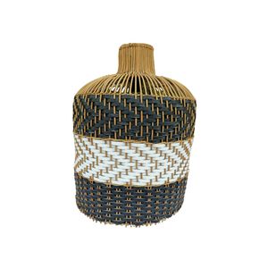 Lanterne en rotin et plastique faite à la main Hien Luong 25LDHL03, écologique, durable, fabricant vietnamien, OEM/ODM, forme personnalisable - Product Image 1