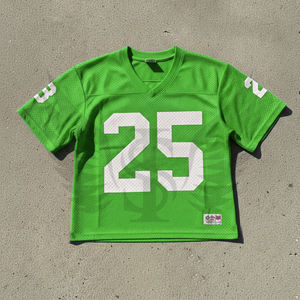 Manufacturer Custom Oversized Crop Boxy Sublimation Retro Streetwear <b>Mesh</b> American Football Jersey - Product Image 1