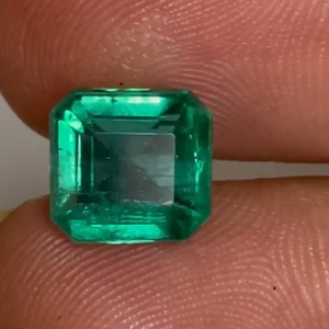 ธรรมชาติ4.10 Cts สแควร์รูปแปดเหลี่ยมคุณภาพดีแซมเบียมรกตโดย Sadiya นานาชาติ - Product Image 4