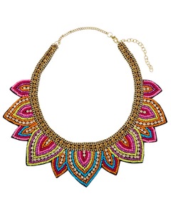 CRYSTAL CRAFT Fashion Bohemia Africa Jewelry Three-Piece Multi-Layer Necklace Earrings Bracelet <b>Set</b> Tube <b>Bead</b> - Product Image 4