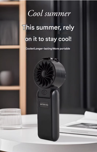 Ventilador de Cuello Portátil Luansheng K400, Batería de 5000 mAh, 4-6 Horas de Uso en Exteriores, Recargable por USB, Mini Ventilador de Alta Velocidad - Product Image 2