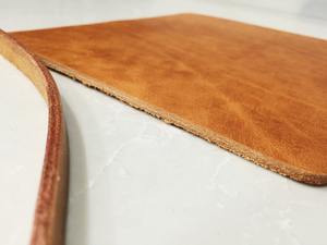 อุปกรณ์เสริมแผ่นรองเมาส์หนังแท้สไตล์วินเทจ แผ่นรองโต๊ะหนังวัวทำมือ แผ่นรองป้องกันความเมื่อยล้าสำหรับสำนักงาน LMP-0009 - Product Image 4