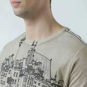 T-shirt streetwear, design personnalisé sur demande, imprimé à la machine et à la main, t-shirt homme style ample, léger. - Product Image 6