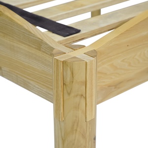 Oem/ODM đại lý bán lẻ hỗ trợ nền tảng GIƯỜNG KHUNG rắn rubberwood giường nữ hoàng Vua Kích thước công cụ miễn phí lắp ráp đồ nội thất sản xuất tại Việt Nam - Product Image 5