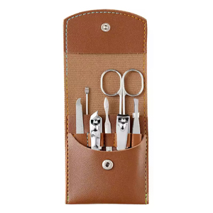 New Arrival Customizable 7-<b>Pc</b> Manicure Pedicure <b>Set</b> Stainless Steel Beauty Care Instrument for Women Men OEM ODM Serviced Box - Product Image 5