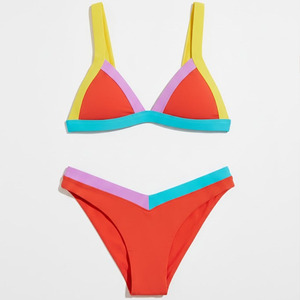 Offre Spéciale – Ensemble Bikini Personnalisé Sexy et Tendance, Maillot de Bain Deux Pièces & Tenue de Plage Push-up Uni pour Femme - Product Image 6