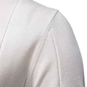 <b>Men's</b> Breathable Knit T <b>Shirt</b> 100% Cotton Hollow Texture Regular Fit Summer Casual Style Top - Product Image 4