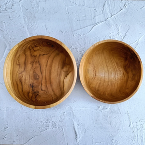 Tazón de Madera de Teca Hecho a Mano, Tazón Decorativo para Centro de Mesa, Tazón para Ramen, Centro de Mesa para Comedor - Product Image 6