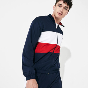 Ensemble de survêtement décontracté pour homme de qualité supérieure. Veste légère à fermeture éclair et pantalon de jogging à rayures latérales. Tissu réversible respirant et écologique - Product Image 3