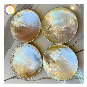 Pendentif Coquillage Poli pour Bijoux, Breloque Disque Coquillage Naturel, Perles Nacre Noire, Fournitures DIY pour Boucles d'Oreilles et Colliers - Product Image 2
