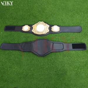 Ceinture de champion en cuir vierge personnalisée, service OEM ODM, pour compétitions sportives et événements de lutte, avec plaques gravées - Product Image 1