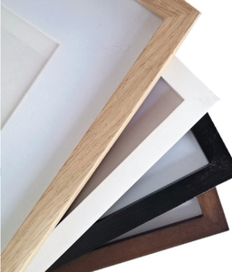 Factory Direct A1 Unfinished Solid <b>Black</b> MDF Eco-Friendly Durable Customizable Sizes Creative Oak Wood Nature Picture <b>Frame</b> - Product Image 2