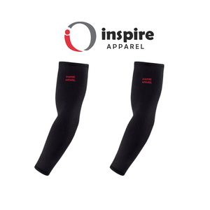 Inspire Apparel Thin Nylon Knitted Knee High Compression <b>Socks</b> <b>Black</b> Red Dot Pattern Breathable Running Leg Warmers Adult Summer - Product Image 2