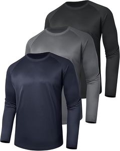 Custom <b>Logo</b> Printing Quick Dry 100% Polyester Men's Long Sleeve T-Shirt for Gym Sport Athletic Performance sporty top - Product Image 6