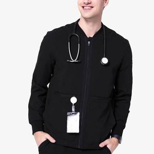 Blouse médicale utilitaire quotidienne avec tissu respirant et léger et design moderne professionnel - Product Image 4