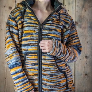 Oversized Knitted Hoodie 450GSM Heavyweight French Terry Drop Shoulder Streetwear Men <b>Pullover</b> <b>Sweater</b> - Product Image 3