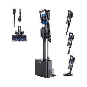 Aspiradora inalámbrica Stylus Elite NEC490BL con estación de limpieza, potente limpieza de suelos multisuperficie, filtro de 5 capas, azul - Product Image 1