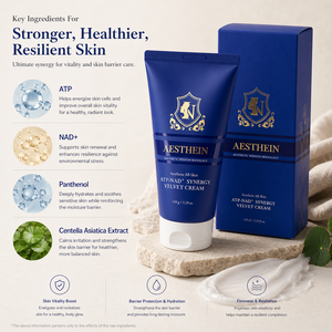 AESTHEIN Premium ATP-NAD+ Synergy Velvet Cream 150ml K-Beauty Nano Essence Niacinamide Fórmula con Ingrediente Estrella CPNP NMPA Caja - Product Image 6