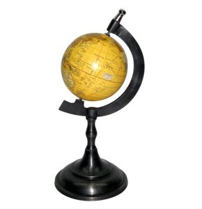 Soporte de madera Vintage de globo de Metal coleccionable, decoración de escritorio con clase victoriana antigua, mapa del mundo de estilo único de latón, superventas - Product Image 4