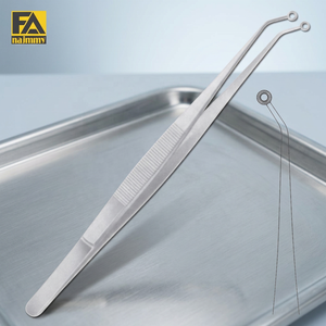 Pinces chirurgicales de haute qualité 2026 à pointe annulaire pour la manipulation des tumeurs et des vaisseaux, instrument manuel de classe I certifié CE - Product Image 2