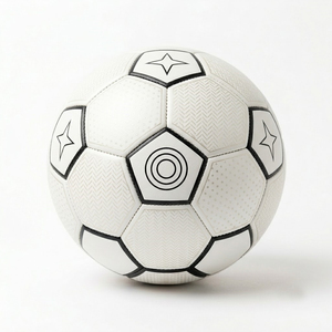 Ballon de football personnalisé avec panneaux de couleur, texture de match officielle, matériau extérieur, taille 5, excellent aspect - Product Image 5