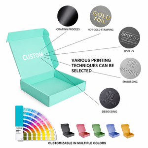 Custom Eco-Friendly Biodegradable Corrugated Shipping Mailer <b>Paper</b> <b>Box</b> Glossy Lamination UV Embossed Double-sided Printing <b>Box</b> - Product Image 5