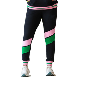 Conjunto Deportivo Unisex Premium 2026 AKA, Estilo Casual de Invierno, Elástico, Bordado con el Emblema de Ivy, en Rosa y Verde - Product Image 6
