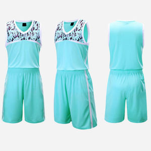 Uniformes de Baloncesto Personalizables con Logotipo Impreso para Adultos Unisex, Conjuntos de Alta Calidad 100% Poliéster Transpirable que Absorbe la Humedad - Product Image 3