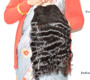 Cheveux naturels indiens ondulés HD 7*7 pour femmes, vente en gros, non traités, sans produits chimiques, cheveux humains pour femmes, vente en gros - Product Image 4